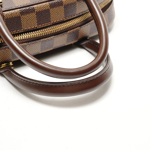 LOUIS VUITTON 2004 Damier Saria Mini Handbag Brown WS26378