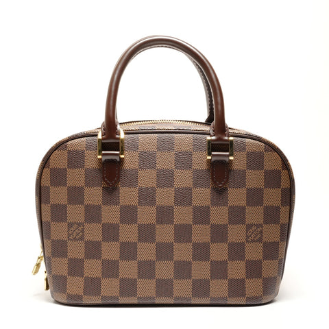LOUIS VUITTON 2004 Damier Saria Mini Handbag Brown WS26378
