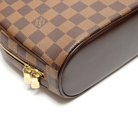 LOUIS VUITTON 2004 Damier Saria Mini Handbag Brown WS26378