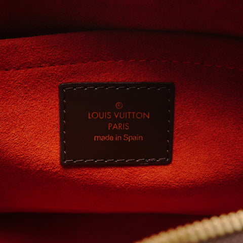 LOUIS VUITTON 2004 Damier Saria Mini Handbag Brown WS26378