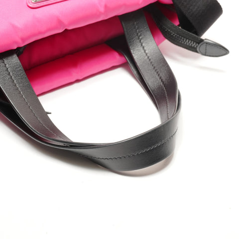 PRADA Nylon Triangle Logo 2WAY Handbag pink WS26379
