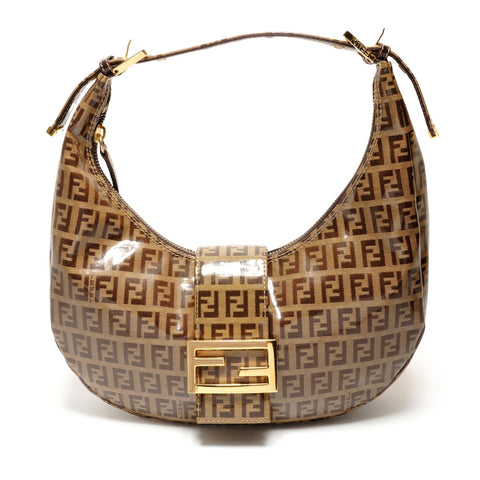 FENDI Zucchino One Shoulder Bag Shoulder Bag beige WS26383