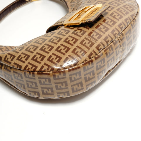 FENDI Zucchino One Shoulder Bag Shoulder Bag beige WS26383