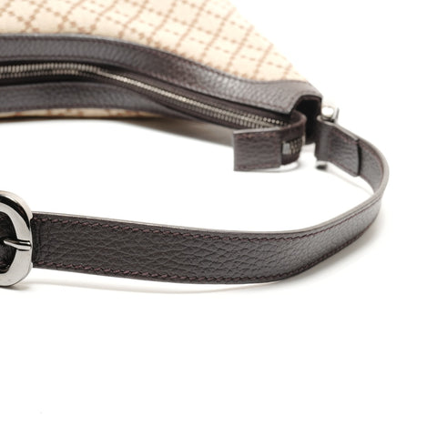 GUCCI Diamante Canvas Shoulder Bag beige WS26386