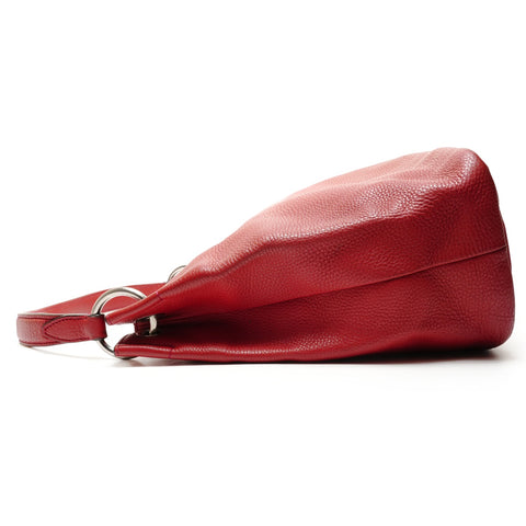 PRADA leather Shoulder Bag Red WS26387