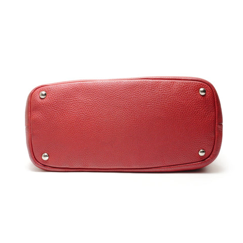 PRADA leather Shoulder Bag Red WS26387