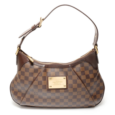 路易威登 2008 Damier Thames GM 单肩包棕色 WS26388