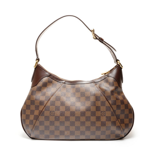LOUIS VUITTON 2008 Damier Thames GM Shoulder Bag Brown WS26388