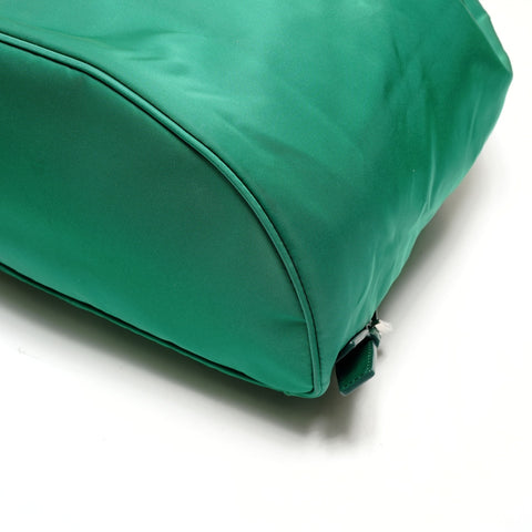 PRADA triangle logo nylon Backpack  Daypack green WS26389