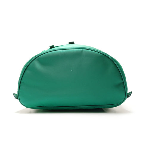 PRADA triangle logo nylon Backpack  Daypack green WS26389