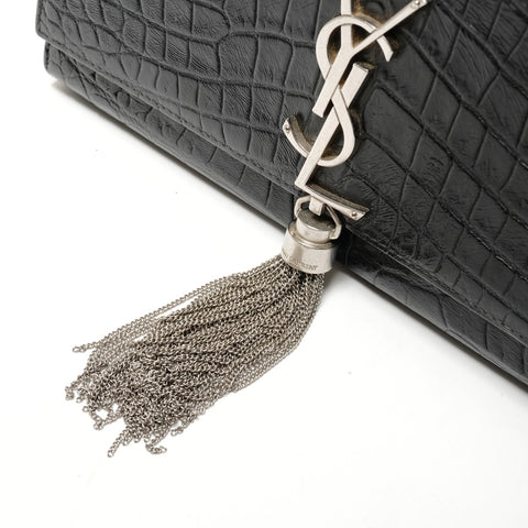 YVES SAINT LAURENT Classic Kate Tassel Shoulder Bag black WS26394