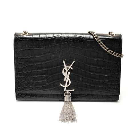 YVES SAINT LAURENT Classic Kate Tassel Shoulder Bag black WS26394