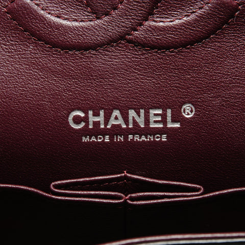 CHANEL 27th series 2019 Double flap Matelasse Lamb leather Silver Metal Shoulder Bag black WS26395