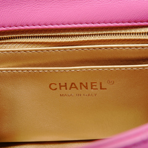 CHANEL 30 Series Mini Matelasse Cocoball Chain Shoulder Bag pink WS26397