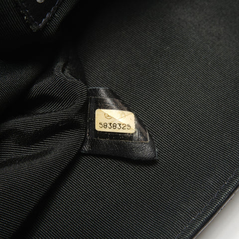 CHANEL No. 5 1997-1999 Rum Chanel 2.55 Shoulder Bag black WS26400