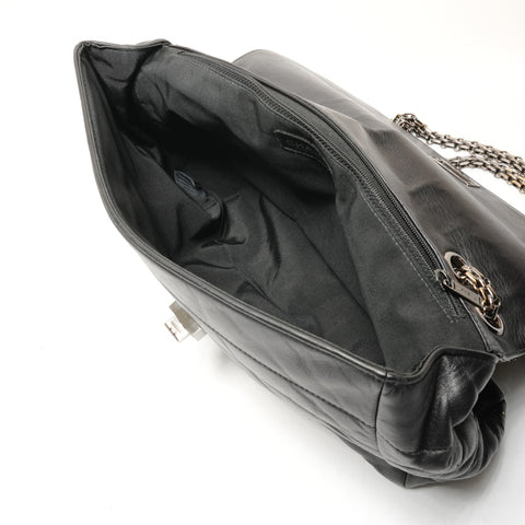 CHANEL No. 5 1997-1999 Rum Chanel 2.55 Shoulder Bag black WS26400