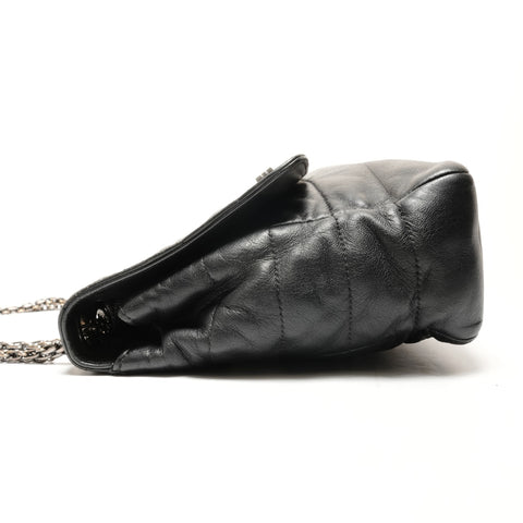 CHANEL No. 5 1997-1999 Rum Chanel 2.55 Shoulder Bag black WS26400