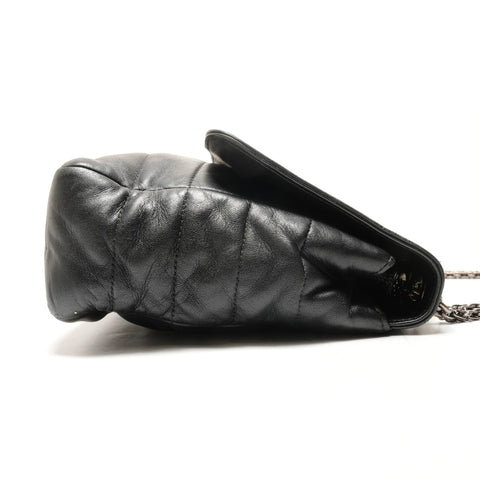 CHANEL No. 5 1997-1999 Rum Chanel 2.55 Shoulder Bag black WS26400