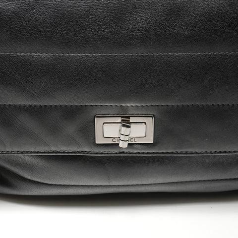 CHANEL No. 5 1997-1999 Rum Chanel 2.55 Shoulder Bag black WS26400