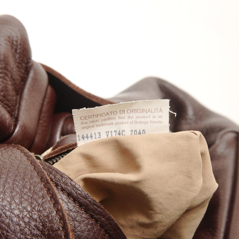 BOTTEGAVENETA INTRECCIATO Shoulder Bag Brown WS26402