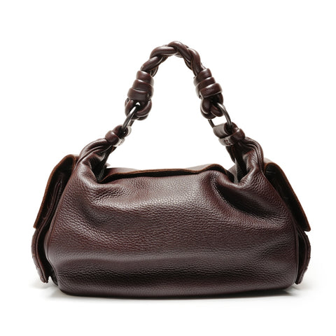 BOTTEGAVENETA INTRECCIATO Shoulder Bag Brown WS26402