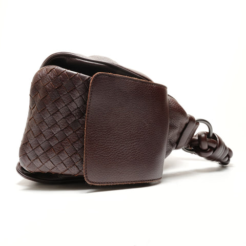BOTTEGAVENETA INTRECCIATO Shoulder Bag Brown WS26402