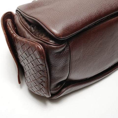 BOTTEGAVENETA INTRECCIATO Shoulder Bag Brown WS26402
