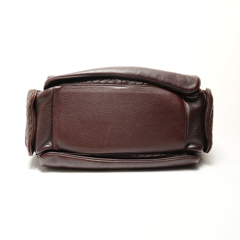 BOTTEGAVENETA INTRECCIATO Shoulder Bag Brown WS26402