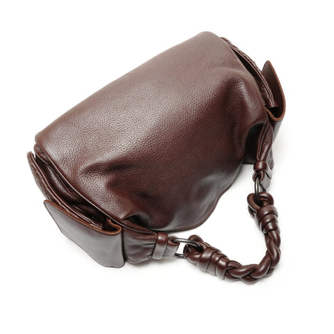 BOTTEGAVENETA INTRECCIATO Shoulder Bag Brown WS26402