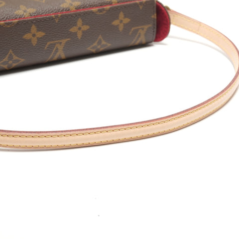 LOUIS VUITTON 2003 Monogram Recital Shoulder Bag Brown WS26408