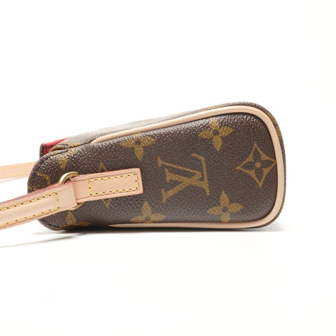 LOUIS VUITTON 2003 Monogram Recital Shoulder Bag Brown WS26408
