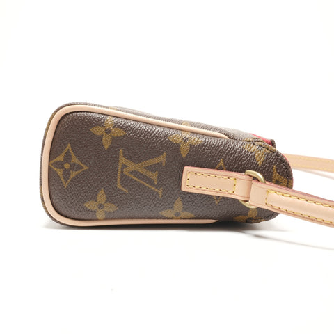 LOUIS VUITTON 2003 Monogram Recital Shoulder Bag Brown WS26408