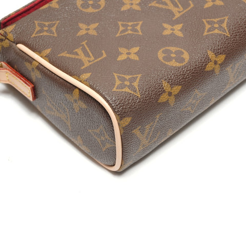 LOUIS VUITTON 2003 Monogram Recital Shoulder Bag Brown WS26408
