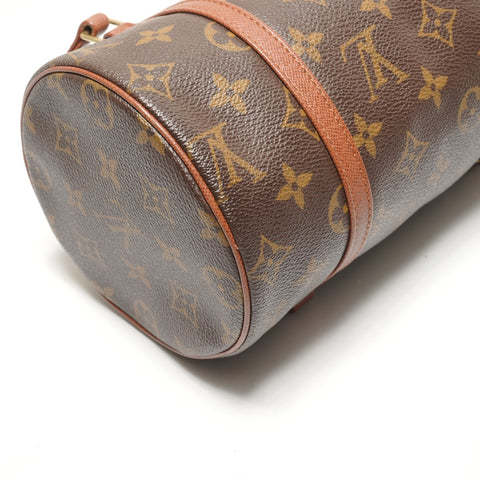 LOUIS VUITTON 1999 Monogram Papillon 30 Handbag Brown WS26409