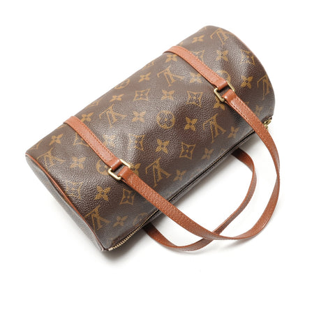 LOUIS VUITTON 1999 Monogram Papillon 30 Handbag Brown WS26409
