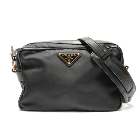 PRADA 尼龙相机单肩包 黑色 WS26410