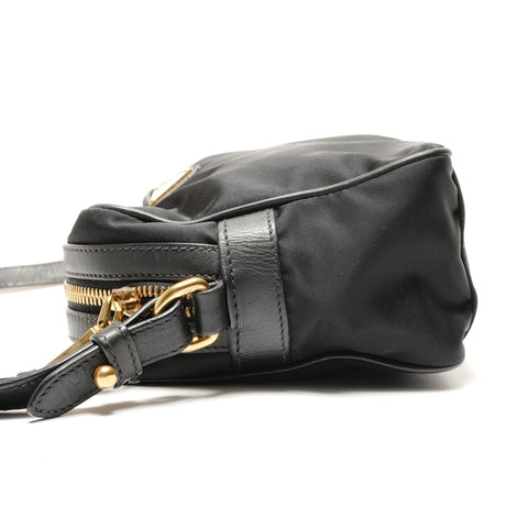 PRADA Nylon Camera Shoulder Bag black WS26410