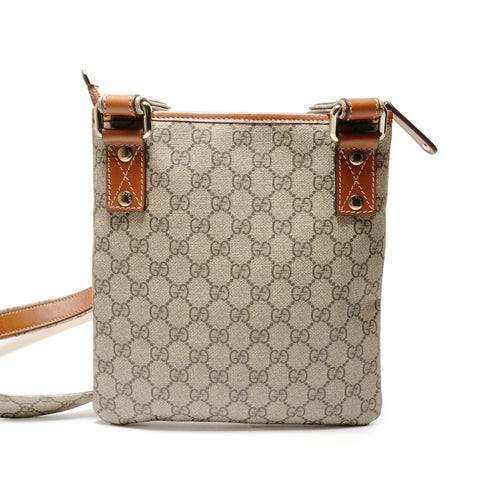 GUCCI Shelly GG Supreme PVC messenger bag Shoulder Bag beige WS26412