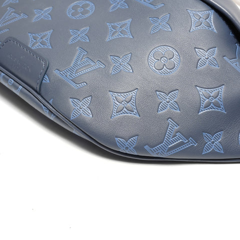 LOUIS VUITTON 2021-2025 Monogram Shadow Discovery Bum Bag Shoulder Bag blue WS26414