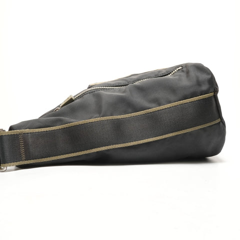 CHANEL 10 series 2005-2006 COCO Mark Sports Line Shoulder Bag black WS26423