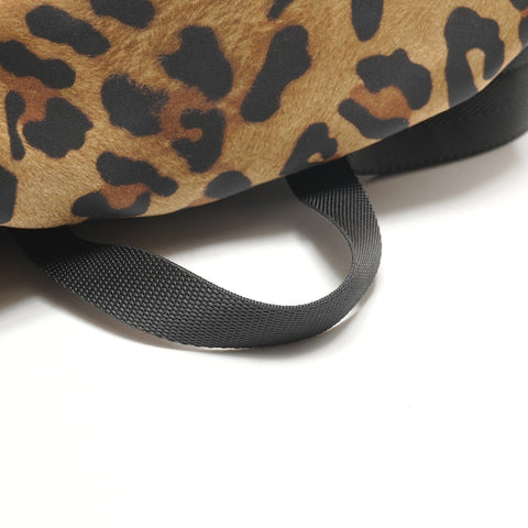 PRADA Nylon Leopard Pattern Backpack  Daypack Brown WS26424