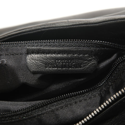 LOEWE Logo Nappa Leather Mini Shoulder Bag black WS26429