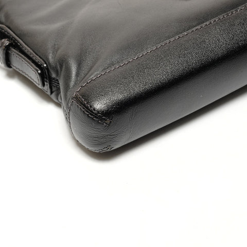 LOEWE Logo Nappa Leather Mini Shoulder Bag black WS26429