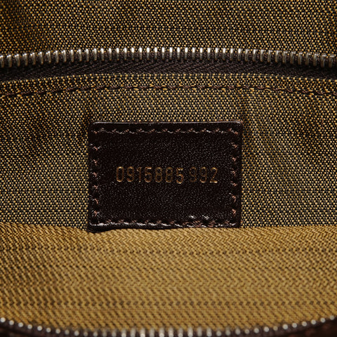 FENDI Zucca canvas Shoulder Bag Brown WS26430