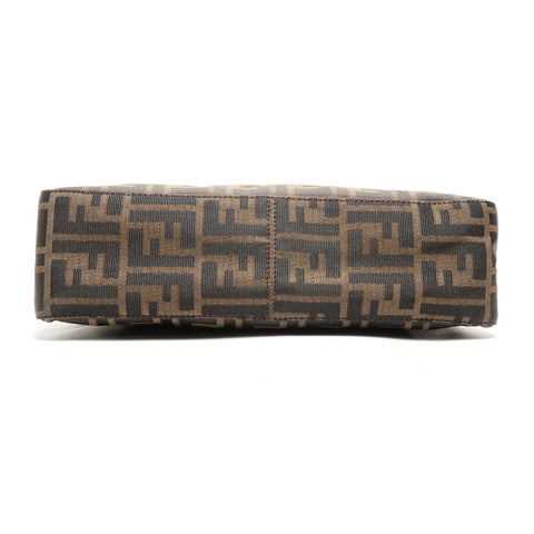 FENDI Zucca canvas Shoulder Bag Brown WS26430