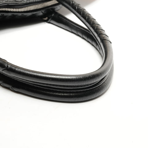 BOTTEGAVENETA INTRECCIATO leather Tote Bag black WS26433