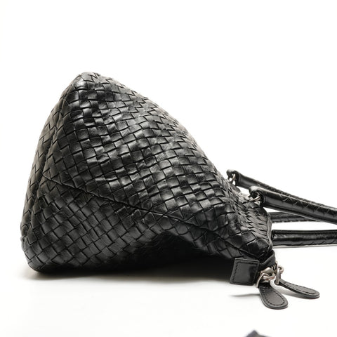 BOTTEGAVENETA INTRECCIATO leather Tote Bag black WS26433