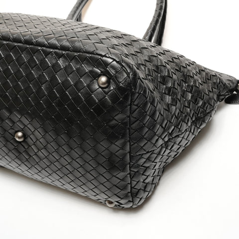 BOTTEGAVENETA INTRECCIATO leather Tote Bag black WS26433