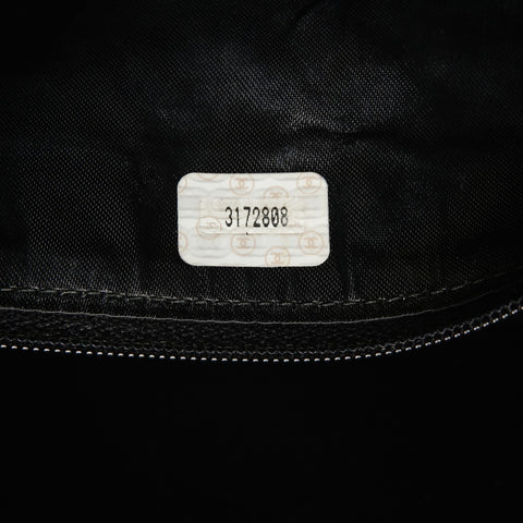 CHANEL No. 3 1994-1996 COCO Mark Fringe Caviar Camera Bag Matelasse Shoulder Bag black WS26434