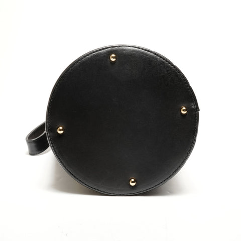 CHANEL No. 7 2002-2003 Lambskin Chocolate Bar Shoulder Bag black WS26441